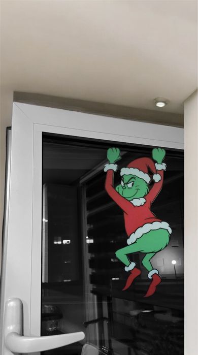 Quadro Silhueta Grinch Malandro