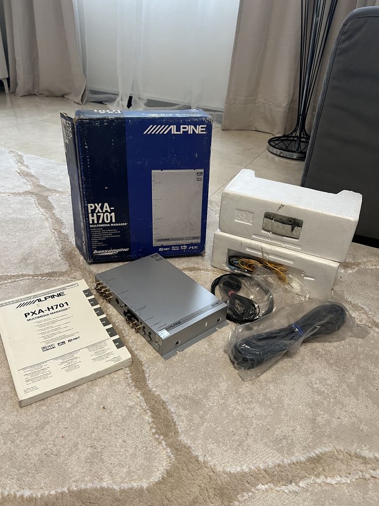 Alpine RUX-C701 & PXA-H701 procesor dzwieku