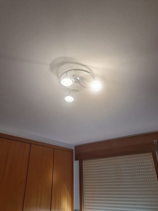 Candeeiro teto 3 focos