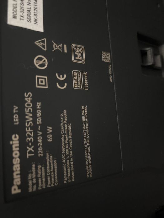 Panasonic TV 32 cale
