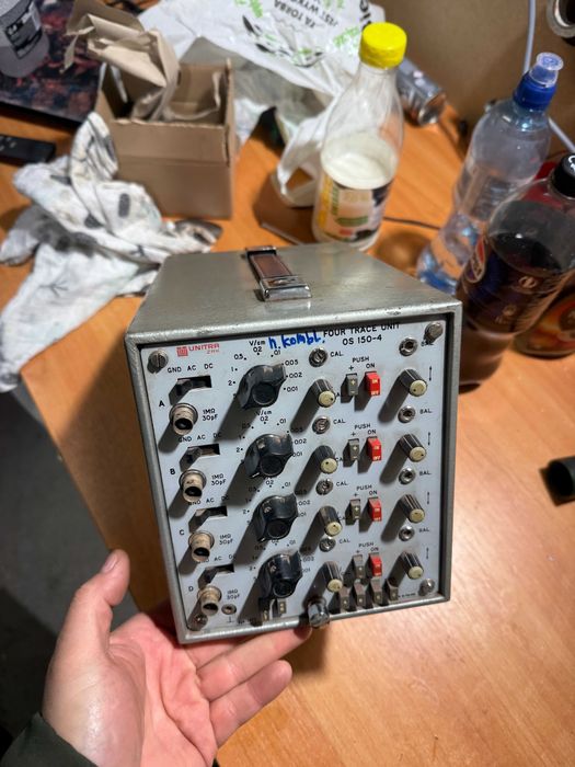 Oscyloskop Unitra OS 150-4 - przystawka 4 kanałowa, cena za 2szt