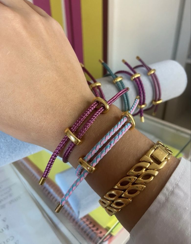 Pulseiras corda- 5 NOVAS