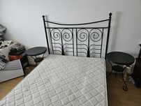 Cama de casal em ferro, casa quarto apartamento vivenda carro