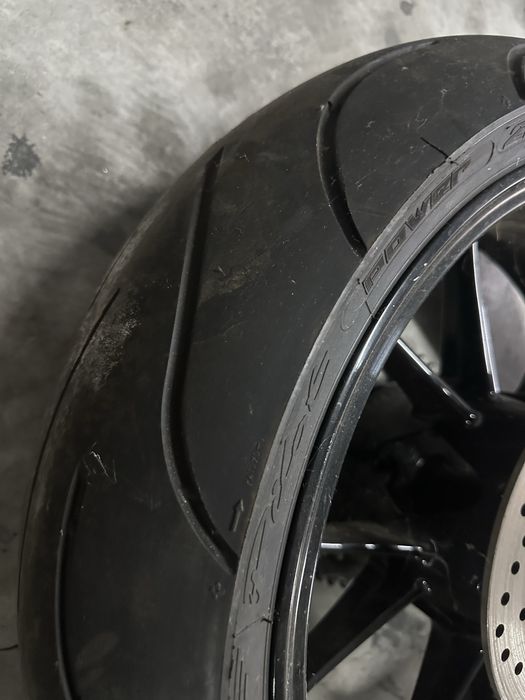 Jante traseira bmw s1000 rr oferta pneu pilot 2ct
