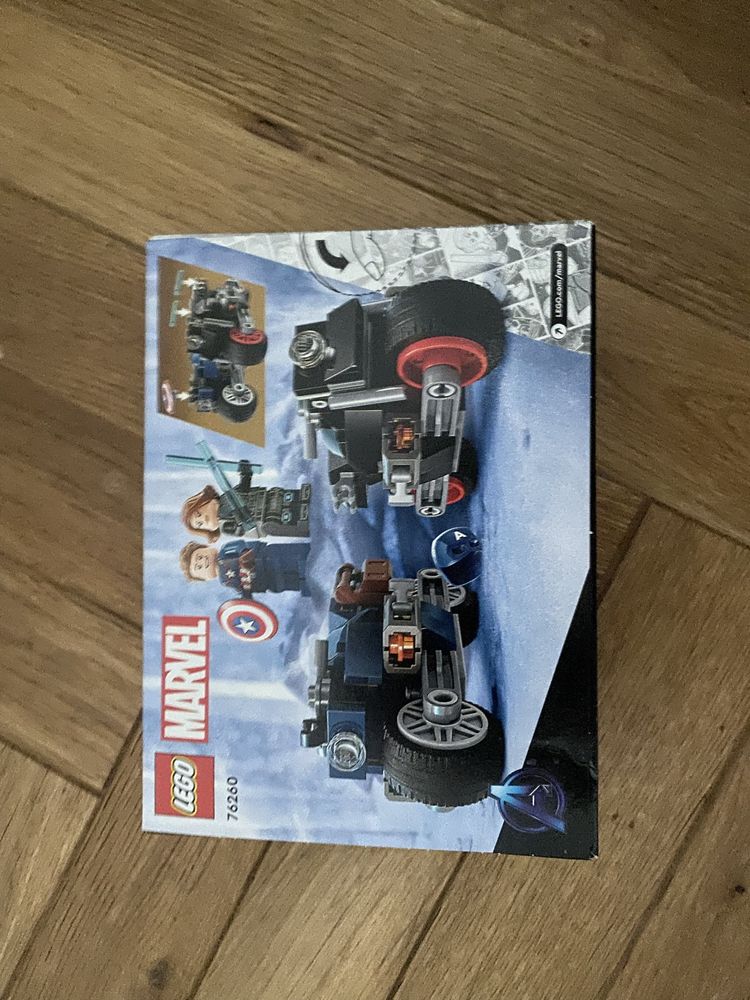 LEGO 76260 Marvel Super Heroes Motocykle Kapitana Ameryki i Cz. Wdowy