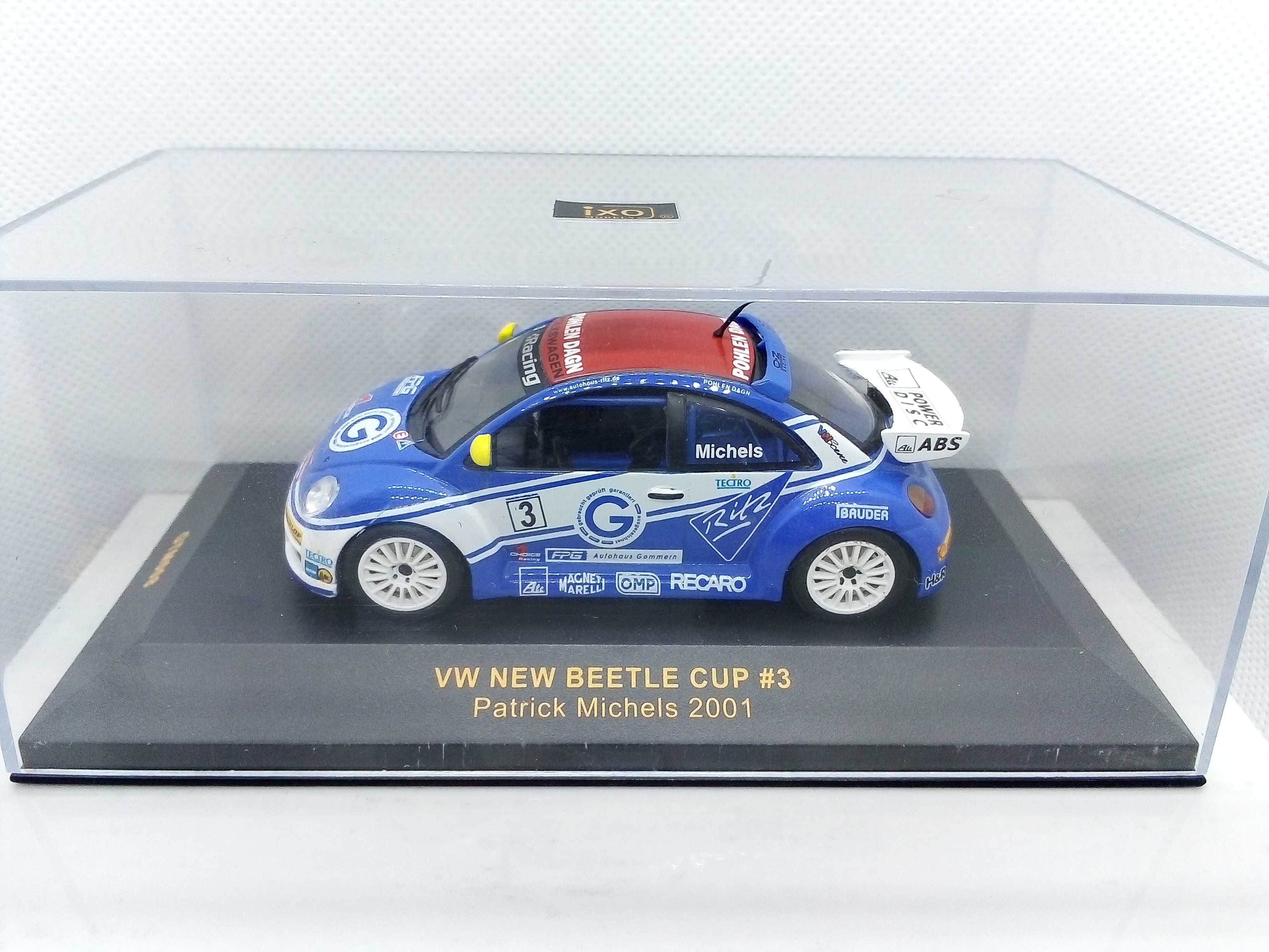 Volkswagen Beetle Cup 2001 Michels - skala 1:43 - IXO