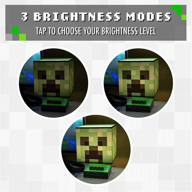 MINECRAFT Lampka Nocna CREEPER Icon Light Nowa Poznań Sklep