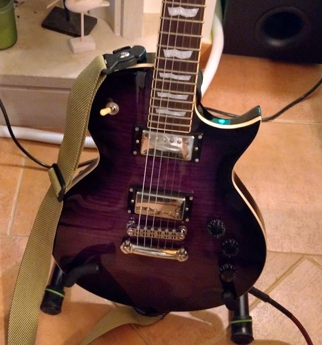 Gravity suporte guitarra elétrica excelente estado