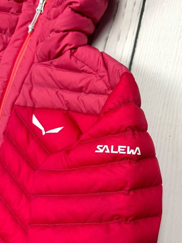 Salewa Ortles Light Puchowa Kurtka Damska Pikowana Duck Down Logo r. M
