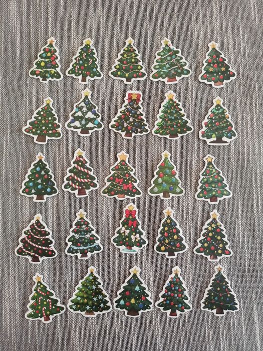 Naklejki choinki, Boże Narodzenie