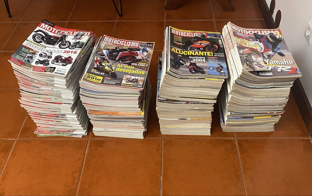 Revistas Motociclismo (coleção sem 1 e 5)