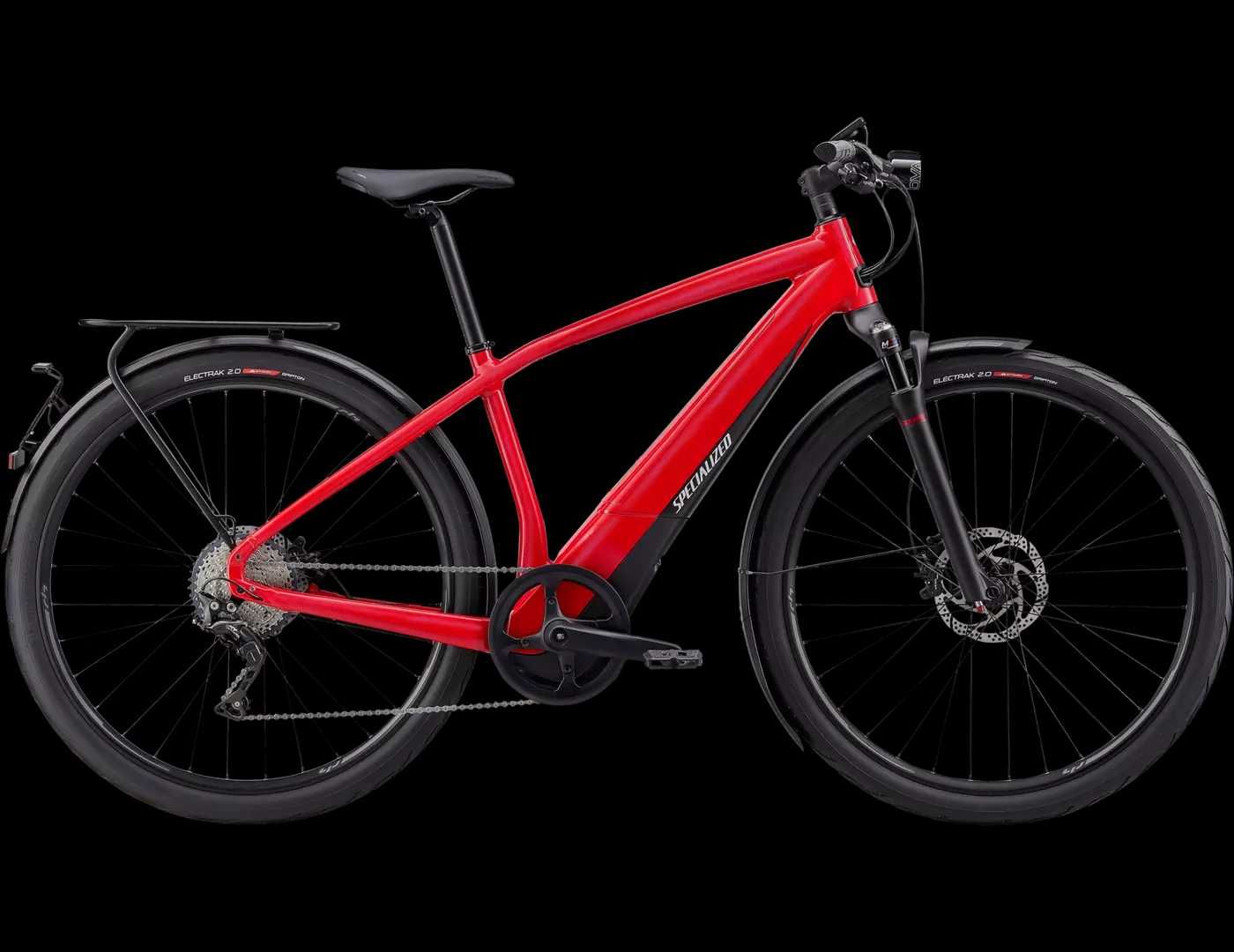Specialized Turbo Vado 6.0  Flo Red W/Blue Ghost Pearl T-M