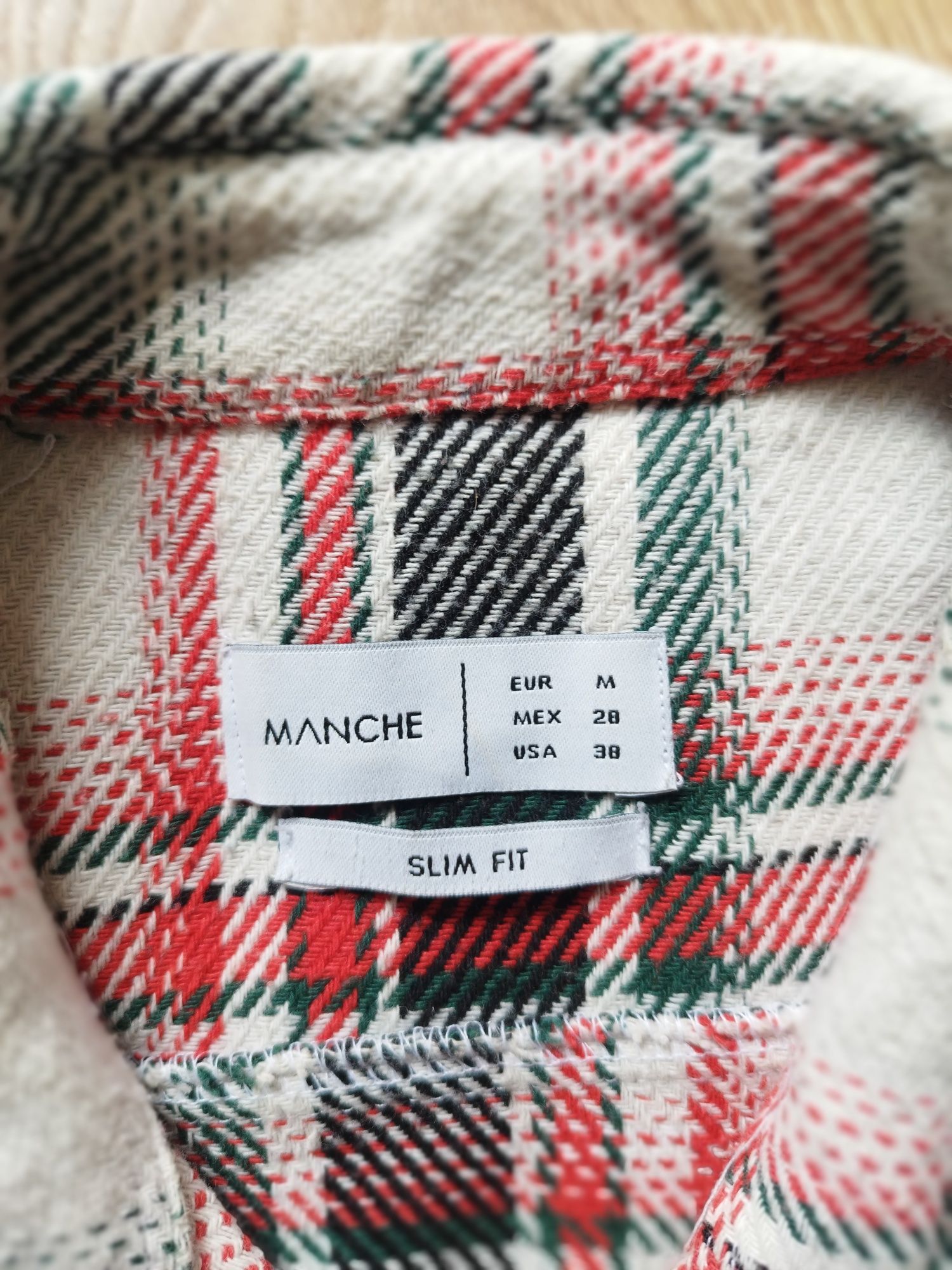 Koszula w kratę firmy Manche, slim fit, damska
