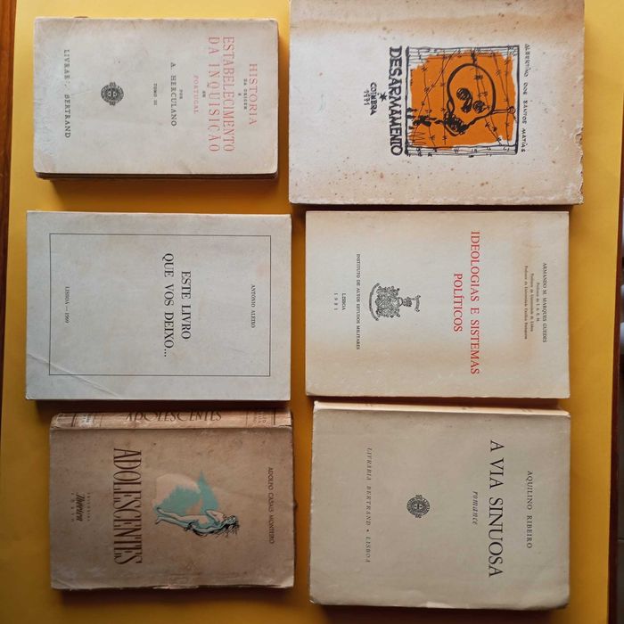 Coleção de Livros Mistos - Autores Variados - Conjunto 4 [RAROS]