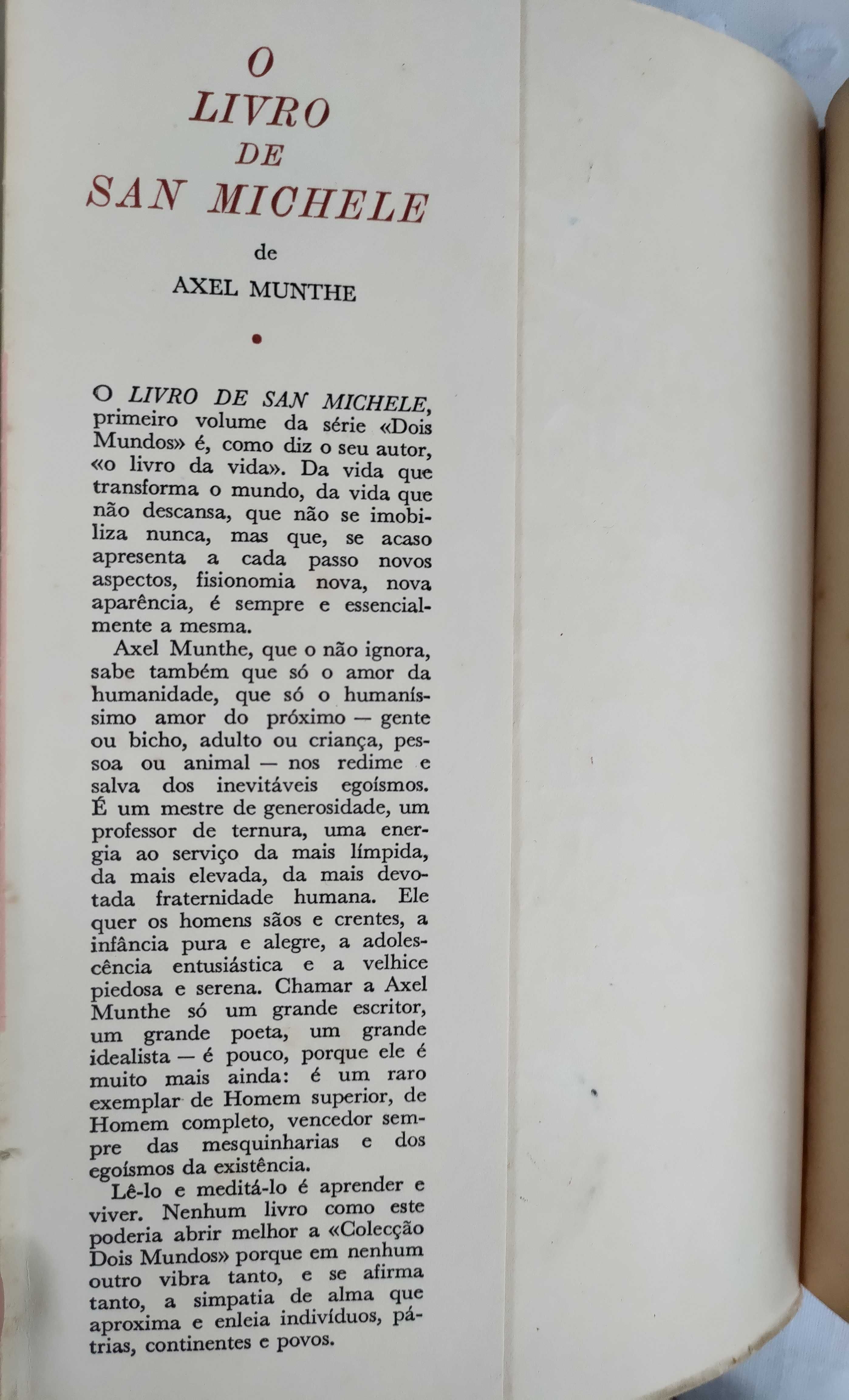 O Livro de San Michele (Axel Munthe)