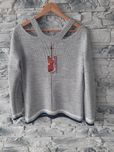 Sweter siwy uniwersalny