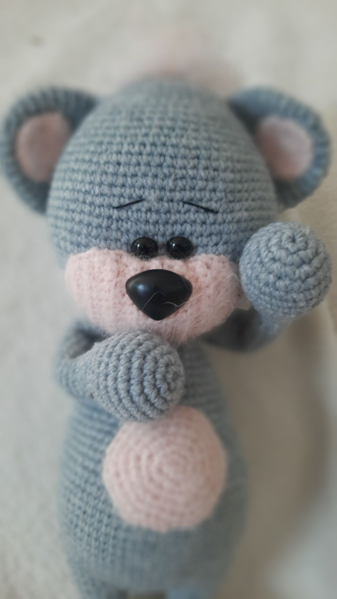 Miś robiony na szydełku amigurumi