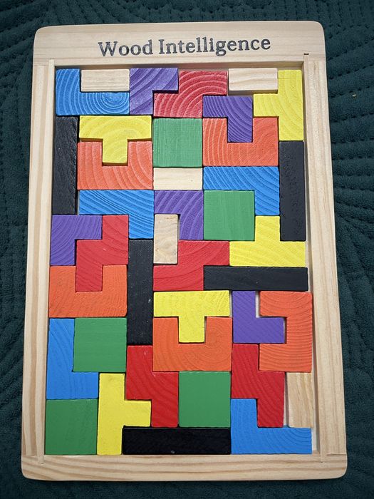 Drewniana łamigłówka „Wooden Intelligence” – gra logiczna