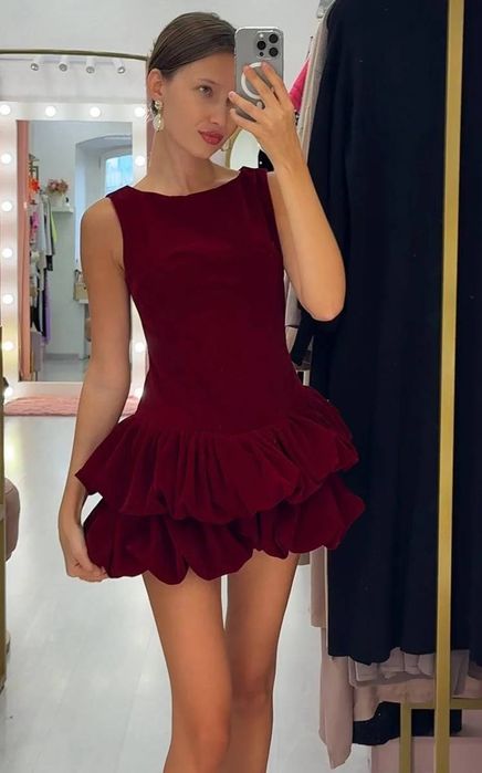 Сукня оксамитова коктельна