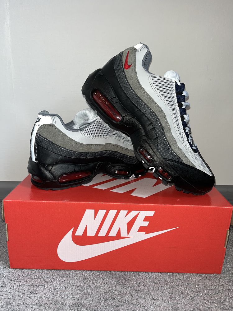 Кросівки Nike Air Max 95 TT Track Red Smoke Grey р 40,41,42,43,44