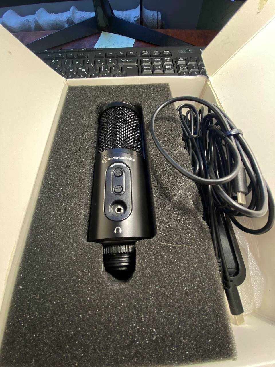 Мікрофон Audio-Technica ATR2500x-USB для стрімів, подкастів та запису