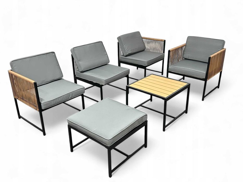 OUTLET! Narożnik Ogrodowy/Tarasowy Modułowy Zestaw Mebli 2 Kolory