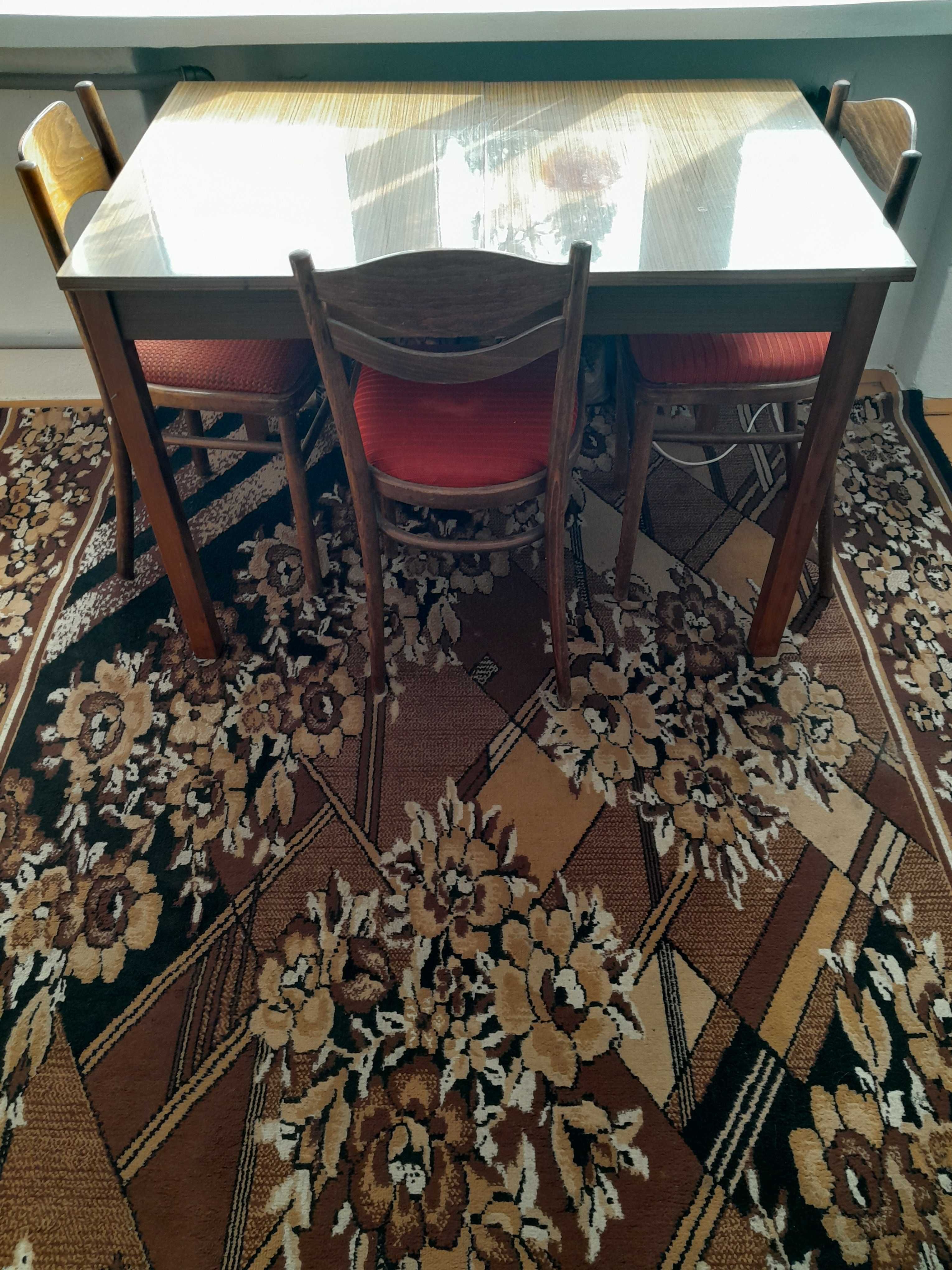 stół rozkładany + krzesła