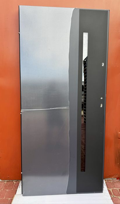drzwi wejściowe metalowe zewnętrzne Notic Arteon 90 L/P antracyt 55 mm