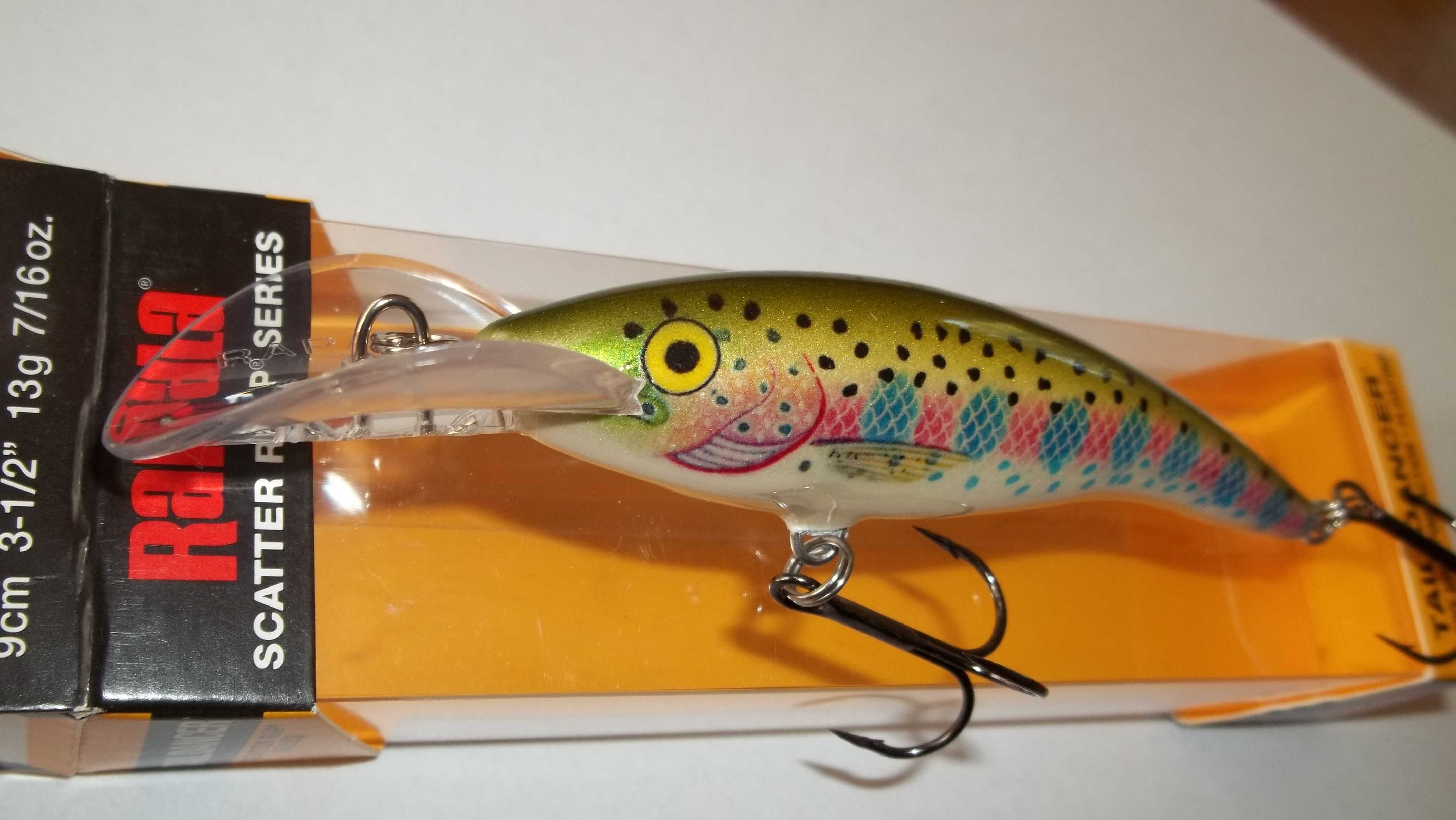 wobler RAPALA scatter rap tail dancer 9cm rainbow trout NOWY