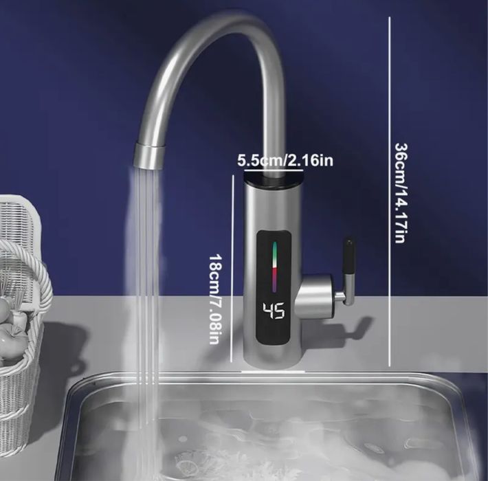 Кухонний Проточний водонаргівач змішувач