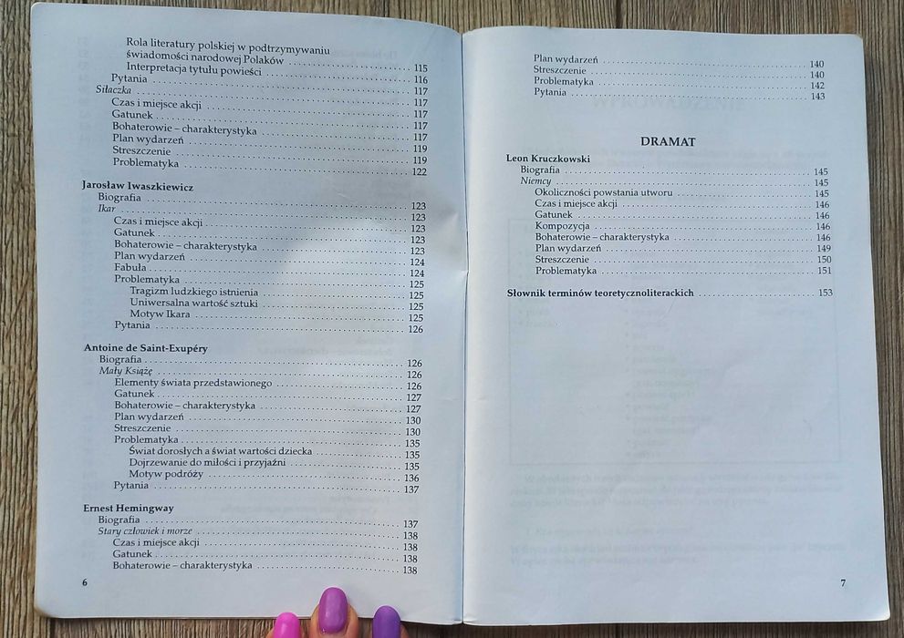 Ściąga 2 gimnazjum streszczenia analizy wierszy lektur