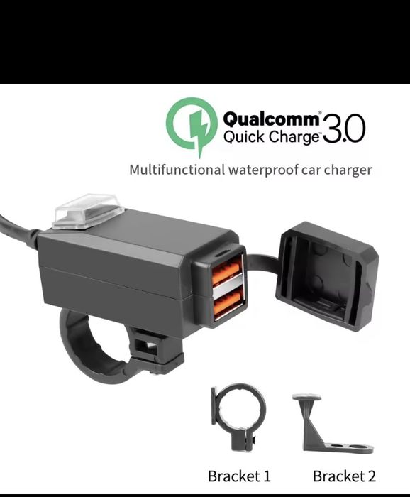 Ficha adaptador USB para moto mota novo