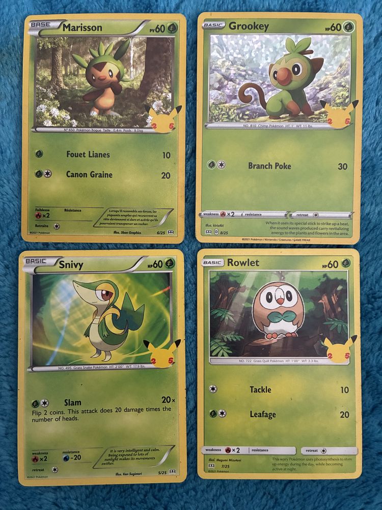Cartas de pokemon