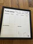 Tablica plan lekcji magnetyczna