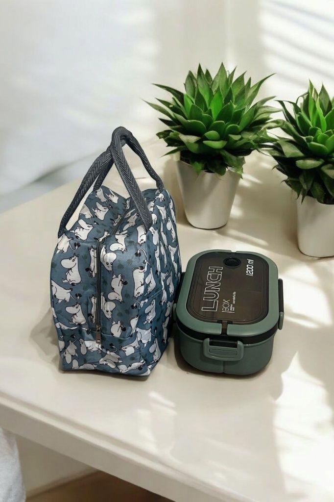 Zestaw lunchowy – torba termiczna + lunchbox 1200 ml