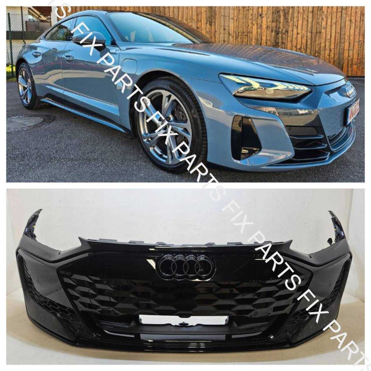 Фары Audi e-tron GT FW LED + решетка, бампер, крыло