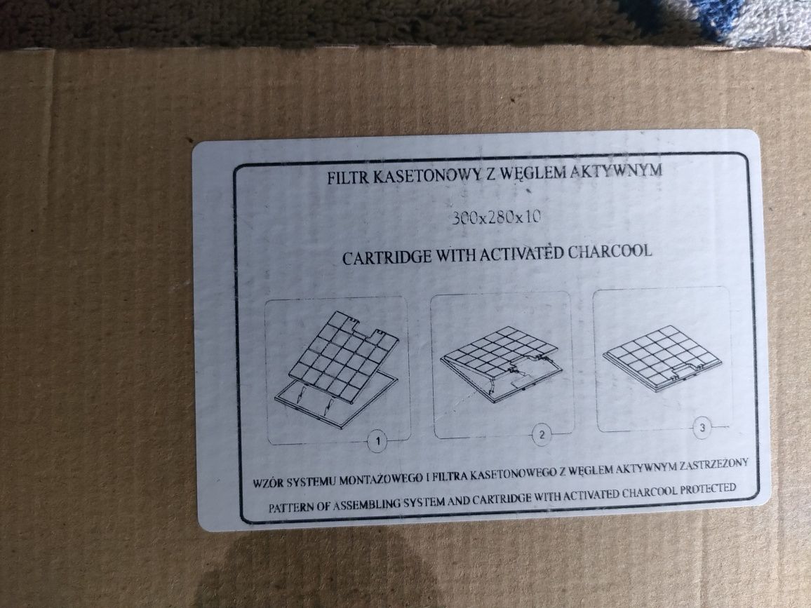 Filtr kasetowy z węglem aktywnym Typ 5