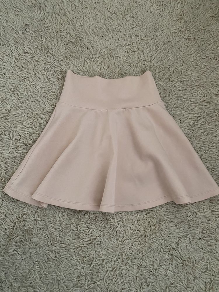 Morelowa różowa elegancka spódniczka