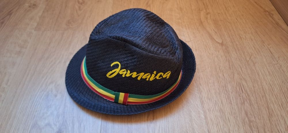 Kapelusz słomkowy Jamaica-unisex, reggae, rasta, rastafari, Jah. Nowy