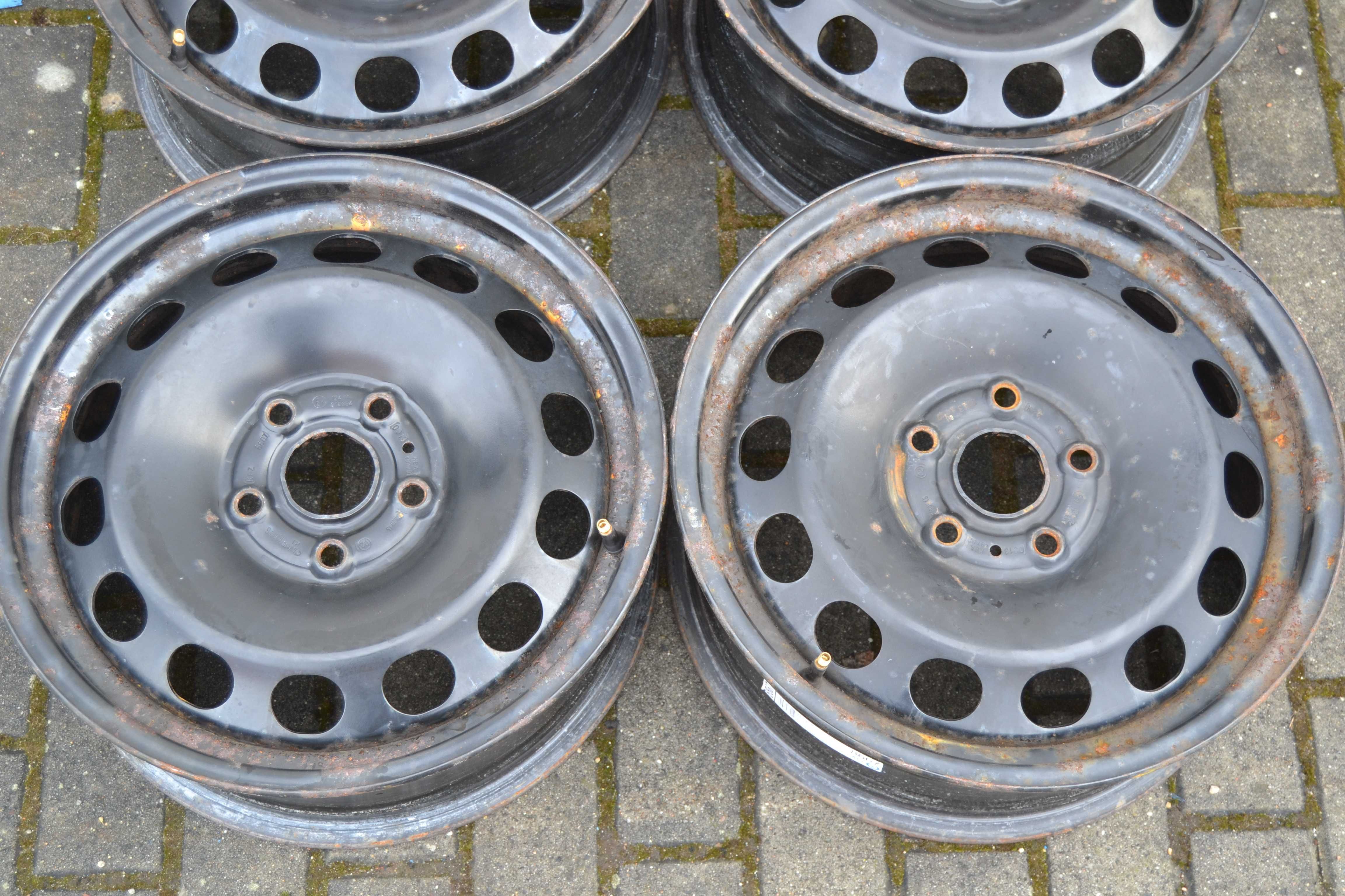 Felgi stalowe VW Audi Skoda Seat 16 cali 5x112 et46 57,1 vw audi skoda