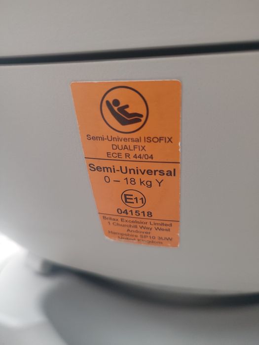 Britax-Römer Dualfix Isofix 0-18 kg