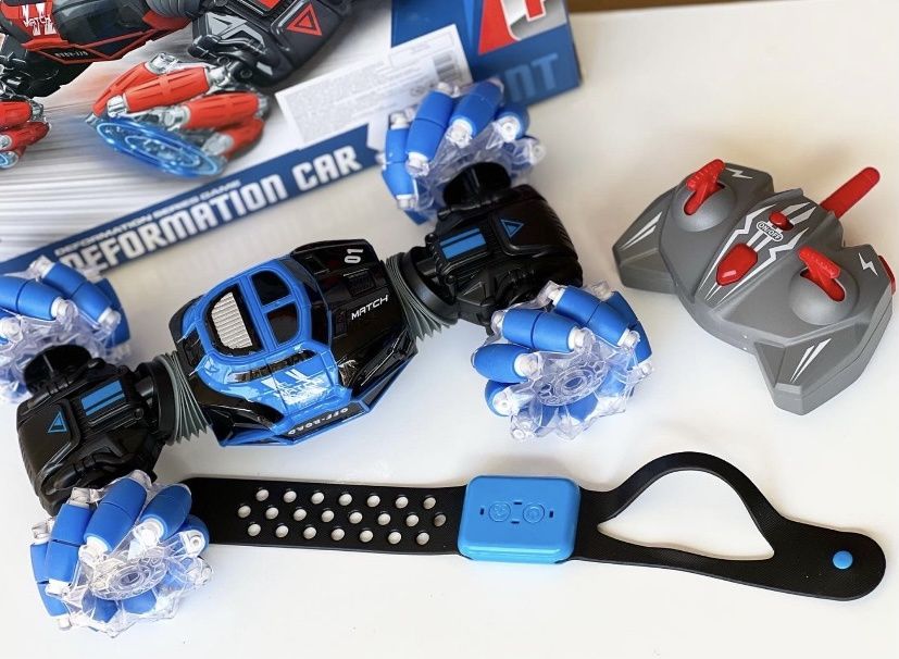 Машинка перевертыш управления жестами руки машина трансформер