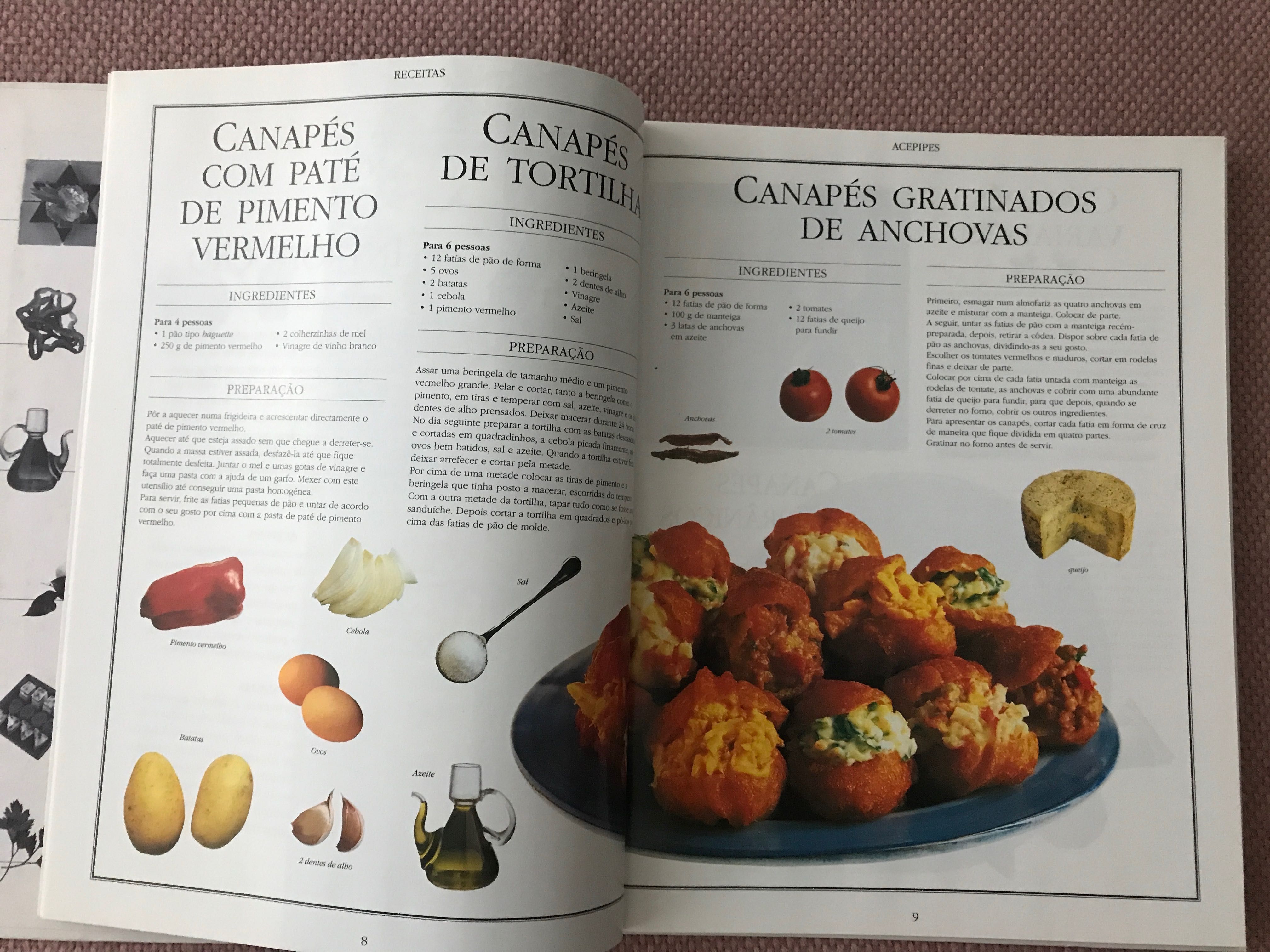 Acepipes e saladas - Cozinhas do Mundo