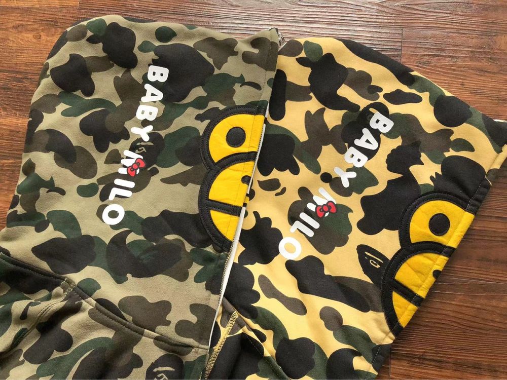 Bluza Z Kapturem Bape Shark A Bathing Ape x Hello Kitty