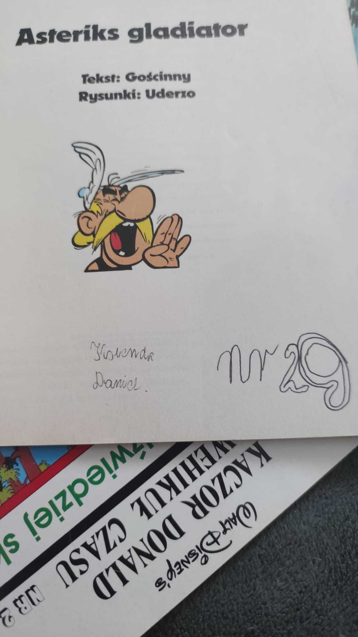 Komiks Asterix i Obelix Asteriks gladiator Zeszyt nr 3
