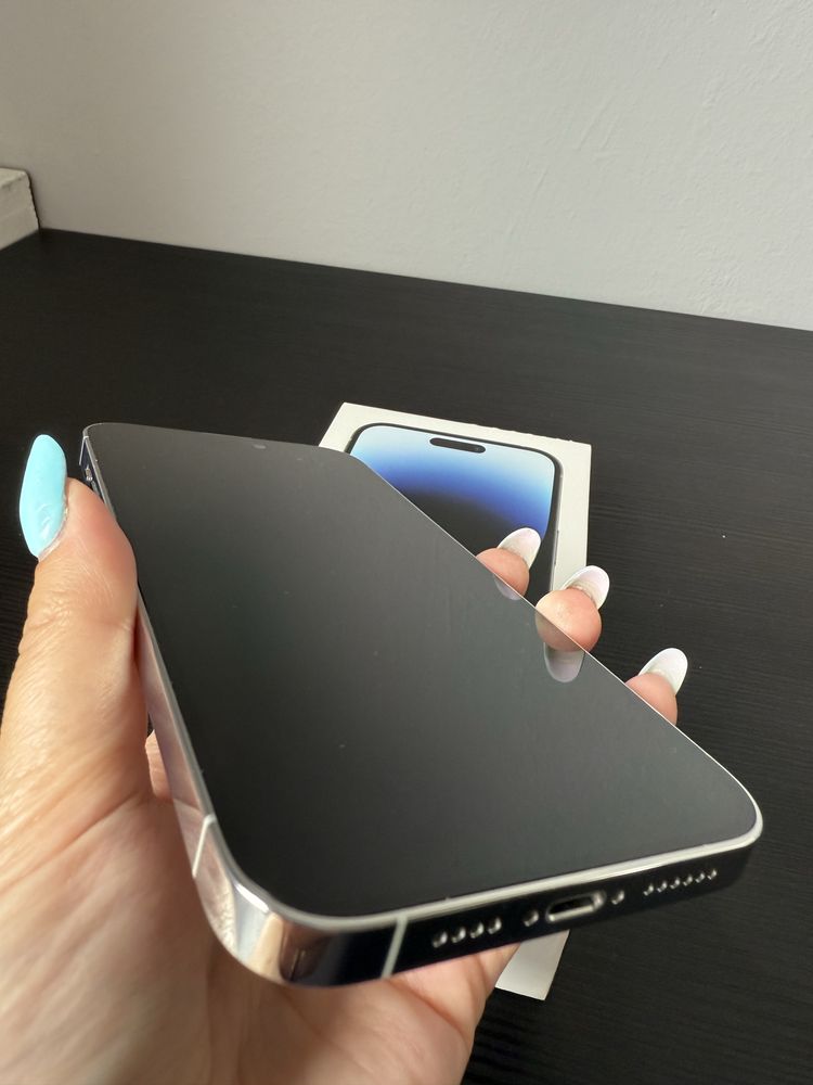 Apple Iphone 14 pro max srebrny silver 128 GB