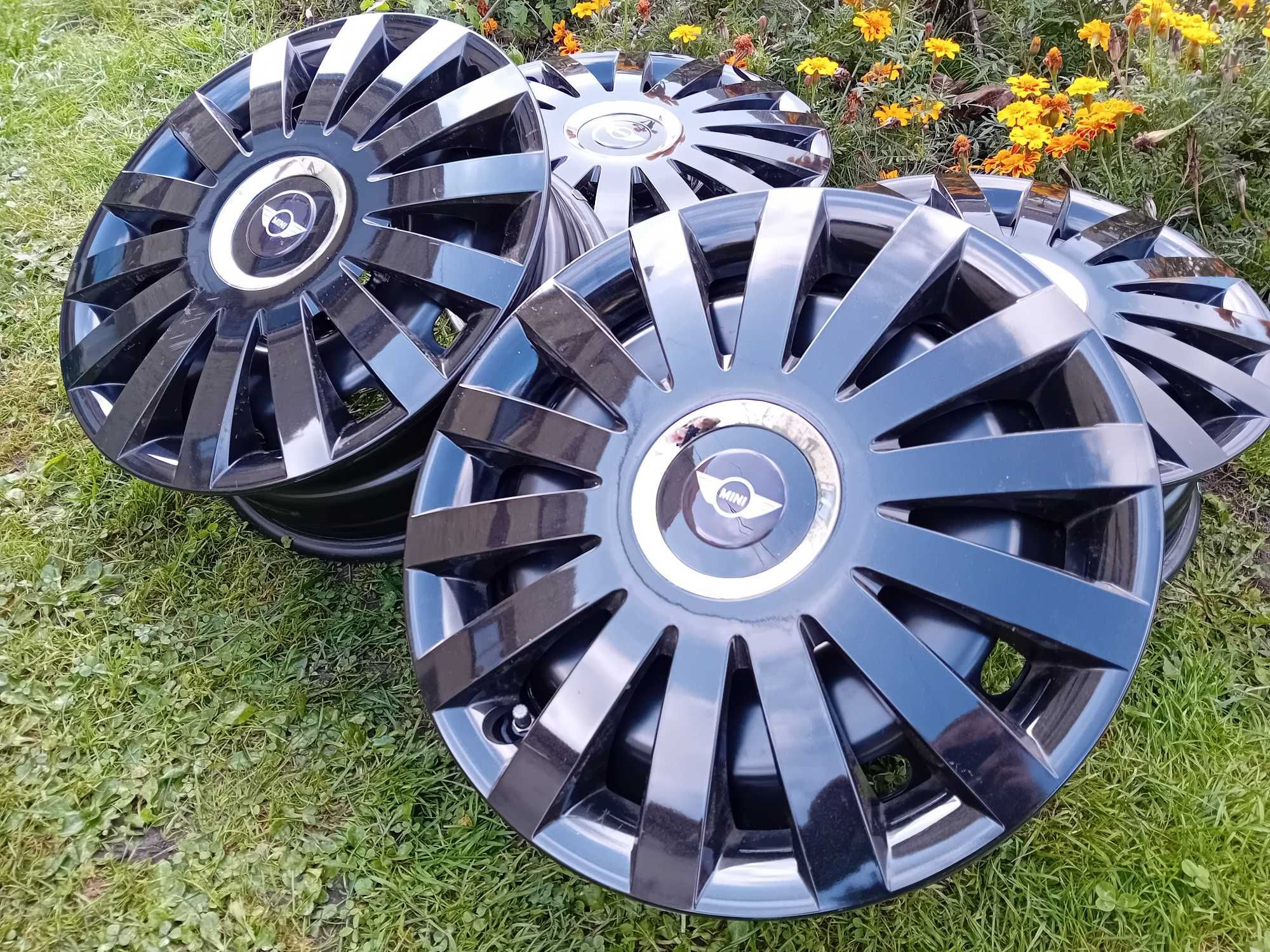 Felgi 15'' 5x112 + czujniki kołpaki MINI COOPER ONE ORYGINALNE F-VAT
