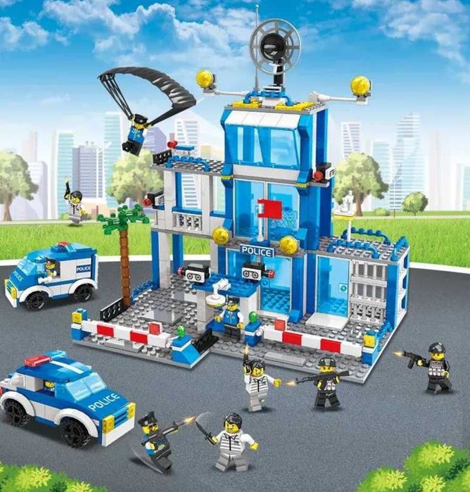 Конструктор поліція поліцейська станція лего поліція