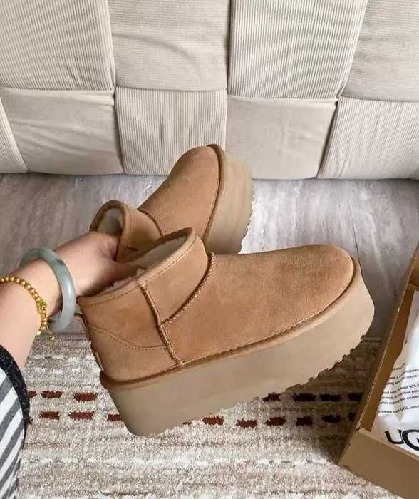Buty damskie UGG_Classic_Ultra_Mini_Platform_Boot_Chestnut. R.38