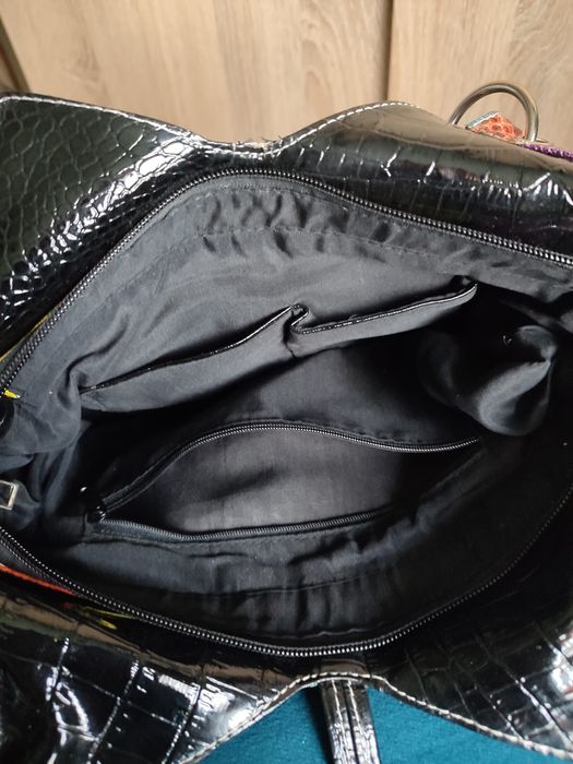 Torba limonkowa damska na ramię